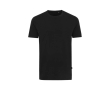 T-shirt van gerecycled en bio katoen 180 g/m2 Iqoniq Bryce kleur zwart