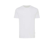 T-shirt van gerecycled en bio katoen 180 g/m2 Iqoniq Bryce kleur wit