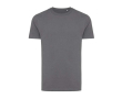 T-shirt van gerecycled en bio katoen 180 g/m2 Iqoniq Bryce kleur grijs