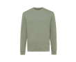 Eco-katoen gemêleerd sweatshirt Iqoniq Denali 340 g/m2 kleur gemarmerd groen