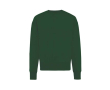 Oversized sweatshirt van ecokatoen 340 g/m2 Iqoniq Kruger kleur donkergroen