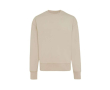 Oversized sweatshirt van ecokatoen 340 g/m2 Iqoniq Kruger kleur ivoor