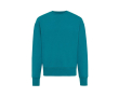 Oversized sweatshirt van ecokatoen 340 g/m2 Iqoniq Kruger kleur turkoois