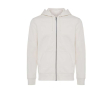 Eco-katoen sweatshirt met rits Iqoniq Abisco 340 g/m2 kleur naturel