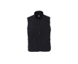 Polyester unisex fleece vest met rits 320 g/m2 SOL'S Norway kleur donkergrijs