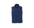 Polyester unisex fleece vest met rits 320 g/m2 SOL'S Norway kleur marineblauw