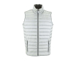 Bodywarmer voor merchandising, 180 g/m2 kleur glanzend zilver