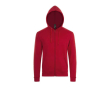 Rits sweater met logo bedrukken, 260 g/m2 kleur rood