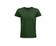 Biologische t shirts met bedrijfslogo kleur donkergroen