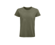 Biologische t shirts met bedrijfslogo kleur khaki