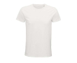 Biologische t shirts met bedrijfslogo kleur gebroken wit