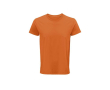 Eco t shirts met bedrijfslogo kleur oranje