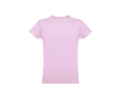 Bedrukte T-shirts van 100% katoen kleur lila