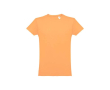 Bedrukte T-shirts van 100% katoen kleur koraal