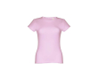 Katoenen T-shirts met logo voor vrouwen kleur lila
