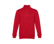 Truien bedrukken met ritskraag, 320 g/m2 kleur rood