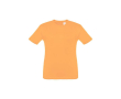 Reclame T-shirt met opdruk voor kinderen kleur koraal