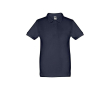 Bedrukte poloshirts voor kinderen, 195 g/m2 kleur blauw