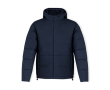 Wind- en waterafstotend polyester jas met logo MKT Leanor kleur marineblauw
