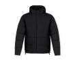 Wind- en waterafstotend polyester jas met logo MKT Leanor kleur zwart