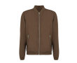 Wind- en waterafstotend polyester bomberjack MKT Pinkman kleur bruin