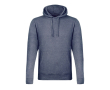 Unisex sweater van katoen en polyester 175 g/m2 MKT Landon kleur marineblauw