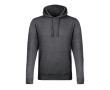 Unisex sweater van katoen en polyester 175 g/m2 MKT Landon kleur zwart