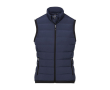 Donsvest voor dames van polyester 164 g/m2 Elevate Life kleur marineblauw