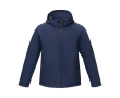 Heren polyester jas met logo 250 g/m2 Elevate Essentials kleur marineblauw