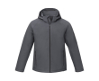 Heren polyester jas met logo 250 g/m2 Elevate Essentials kleur donkergrijs