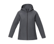 Vrouwen polyester jas 250 g/m2 Elevate Essentials kleur donkergrijs