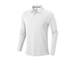 Herenpolo van katoen met lange mouw 200 g/m2 Elevate Life kleur wit