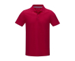 Biokatoenen herenpolo GOTS 180 g/m2 Elevate NXT kleur rood
