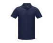 Biokatoenen herenpolo GOTS 180 g/m2 Elevate NXT kleur marineblauw
