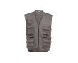 Bodywarmer van polyester en katoen THC PIXEL 200 g/m2 kleur grijs