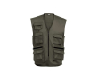 Bodywarmer van polyester en katoen THC PIXEL 200 g/m2 kleur miliair groen