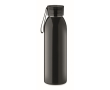 RVS fles met deksel met bijpassend siliconen handvat 650ml kleur zwart