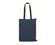 PEVA gevoerde picknickdeken, vouw tot tas met handvatten kleur blauw