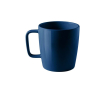 Keramische mok met glanzende afwerking en inhoud van 450 ml kleur marineblauw