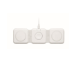 Opvouwbare ABS draadloze oplaadbasis met 3 oplaadpunten 15W kleur wit