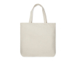 Tas van gerecycled canvas met lange handvatten, 400 g/m2 kleur gebroken wit
