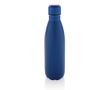 Gerecyclede roestvrijstalen fles voor koude dranken 500ml kleur blauw