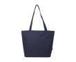 Multifunctionele tas van gerecycled polyester met rits kleur marineblauw