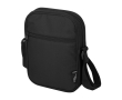 Waterafstotende crossbodytas van gerecycled polyester met vakken kleur zwart