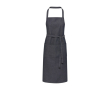 Schort van gerecycled katoen in denimstijl met zakken 320 g/m2 kleur jeans blauw