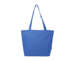 Multifunctionele tas van gerecycled polyester met rits kleur koningsblauw