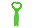 Opener van gerecycled aluminium met handvat om op te hangen kleur groen