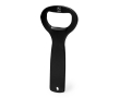 Opener van gerecycled aluminium met handvat om op te hangen kleur zwart
