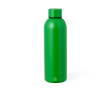 Gerecyclede roestvrijstalen fles in metallic kleuren 500ml kleur groen