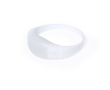 Siliconen armband met muziekgevoelige LED-verlichting kleur wit